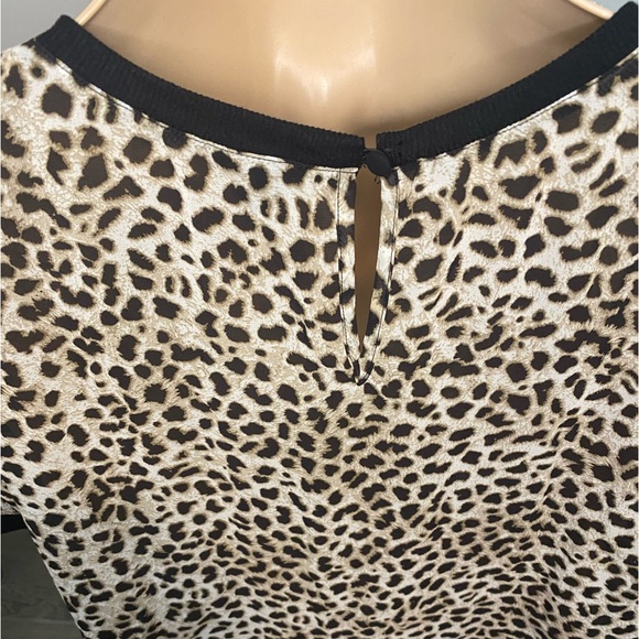 Leopard Torrid Ringer Tee_size 1 - Picture 2 of 5